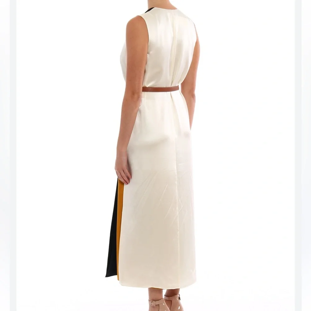 TORY BURCH Clarice silk satin wrap dress